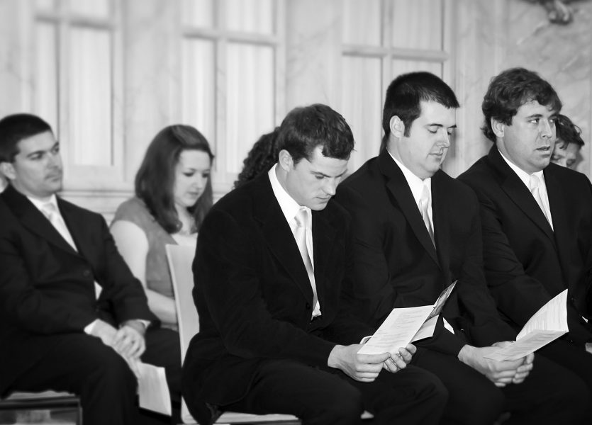 trauung groomsmen frauenkirche