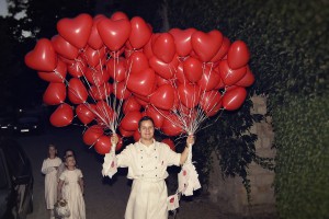 Hochzeit-Ballons-Herzform