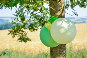 Hochzeitsfotos Hochzeitsballons