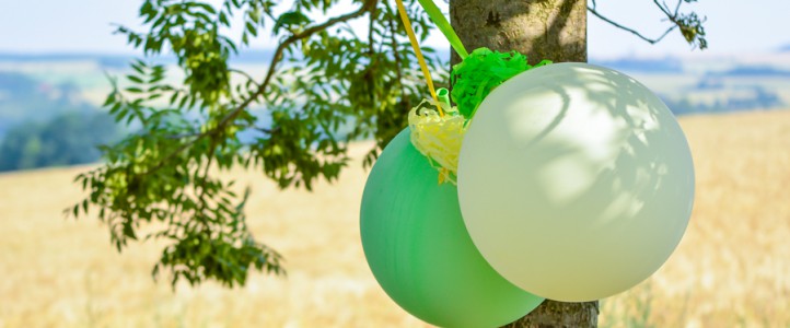 Luftballons zur Hochzeit