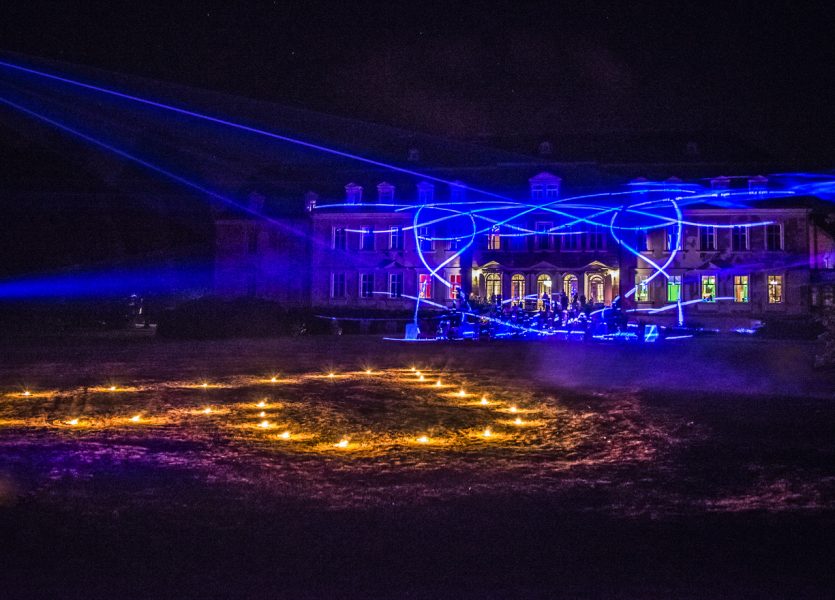 Schloss Gaußig Hochzeit Lasershow
