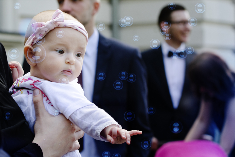 Kinder zur Hochzeit