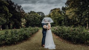 Hochzeit bei Regen