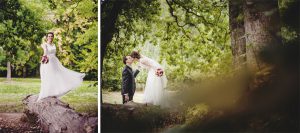 Fotoshooting Braut und Bräutigam
