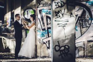 Graffitti Hochzeit
